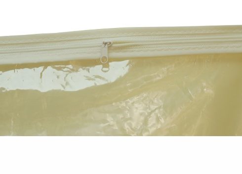 Vinyl bag zipper